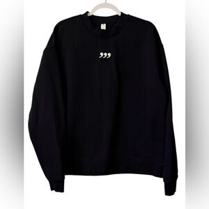 Lemonade men’s medium long sleeve black sweatshirt